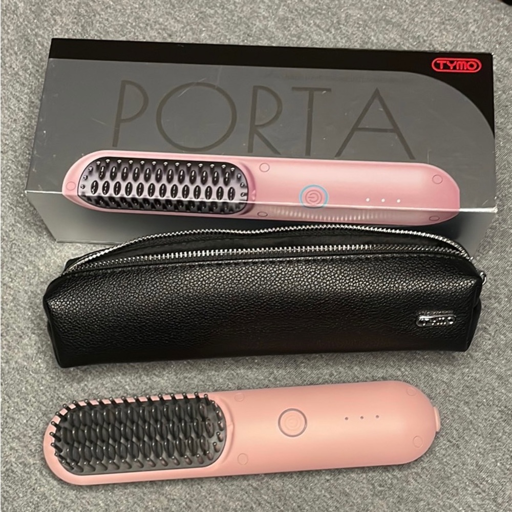 TYMO PORTABLE HAIR STRAIGHTENER PINK NWOT